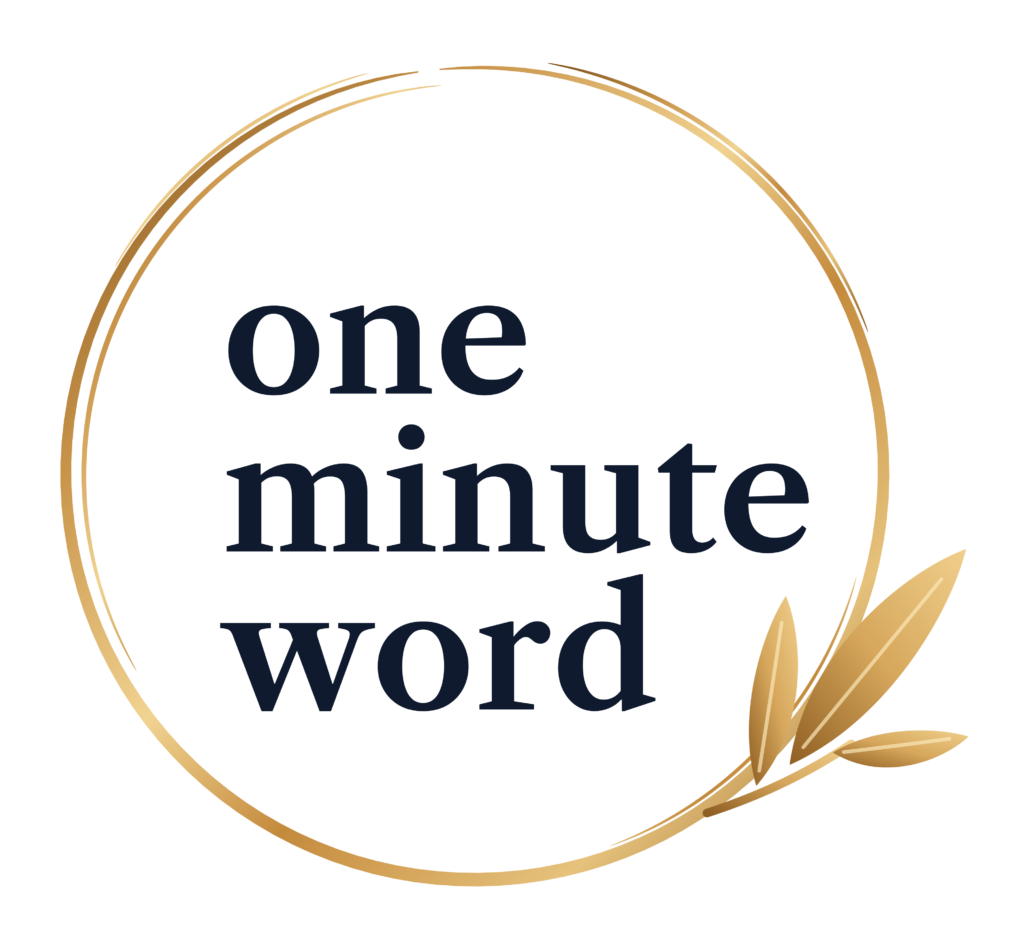 One Minute Word logo